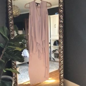 Bcbg gorgeous lilac high low dress